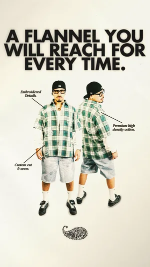 Sacred flannel ad