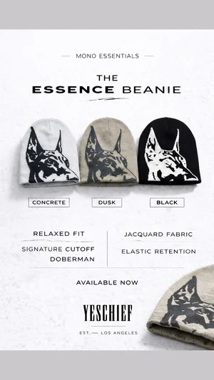 YesChief Essence beanie ad