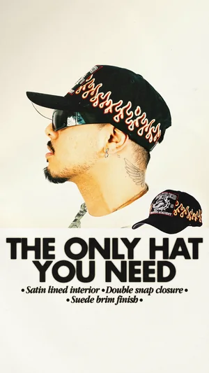 Sacred flame hat ad