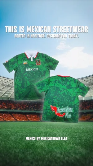 Mexicantown Flea Mexico jersey ad