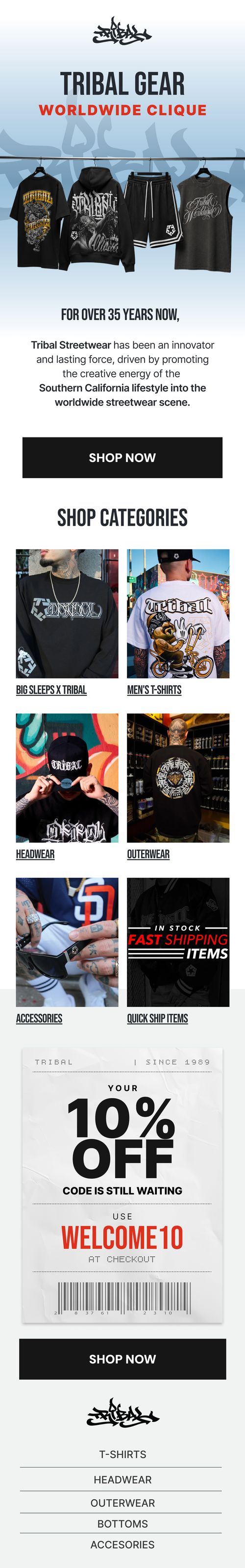 Tribal Gear — Welcome